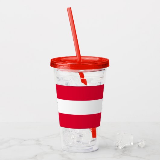 Österreich Acryltrinkbecher (Vorderseite Ice)