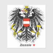 Österreich Aufkleber (Blatt)