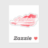 Österreich Aufkleber (Blatt)