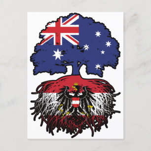 Österreich Australien Tree Roots Postkarte