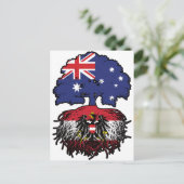 Österreich Australien Tree Roots Postkarte (Stehend Vorderseite)