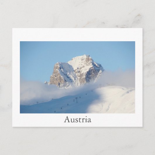 Österreich Berge Postkarte (Vorderseite)