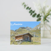 Österreich Bergkulisse Postkarte (Stehend Vorderseite)