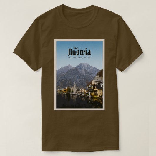 Österreich besuchen T-Shirt (Design vorne)