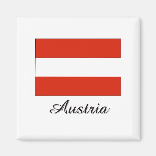 Österreich-Branddesign Magnet (Vorne)