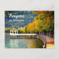 Österreich Bregenz am Bodensee im Herbst