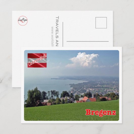 Österreich - Bregenz - Postkarte (Vorne/Hinten)