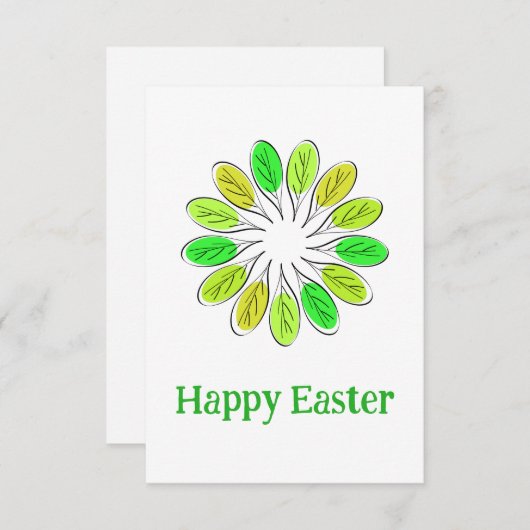 Osterreich Dankeskarte (Vorne/Hinten)