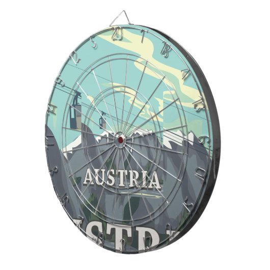 Österreich Dartscheibe (Vorderseite rechts)
