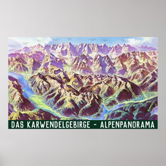 " Österreich/DE: 2022/heute - Karwendel Panorama Poster (Vorne)