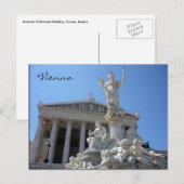 Österreich des Parlaments Postkarte (Vorne/Hinten)