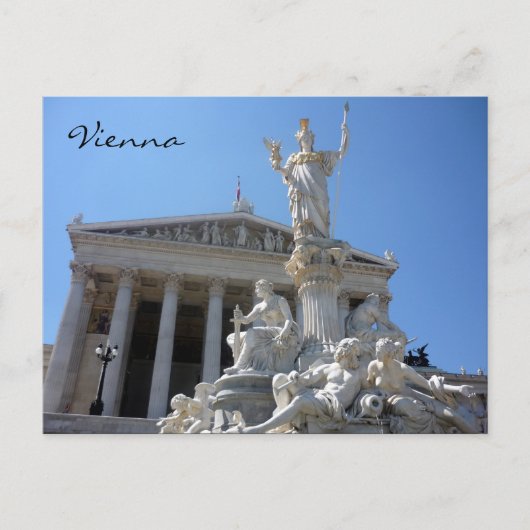 Österreich des Parlaments Postkarte (Vorderseite)