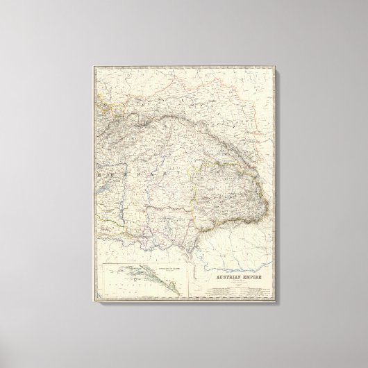 Österreich E Leinwanddruck (Vorderseite)