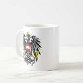 Österreich-Emblem Kaffeetasse (Vorderseite Links)