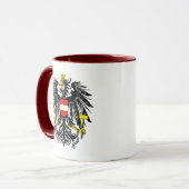 Österreich-Emblem Tasse (Vorderseite Links)