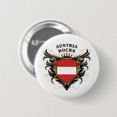 Österreich-Felsen Button (Vorne & Hinten)
