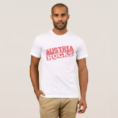 Österreich-Felsen T-Shirt (Vorne ganz)