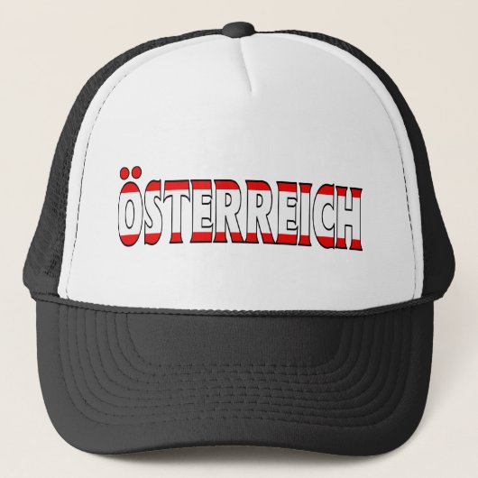 Österreich-Fernlastfahrer Truckerkappe (Vorderseite)