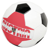Österreich Flag Adortable Patriotic Fußball (Dreiviertel)