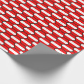 Österreich Flag Honeycomb Wrapping Paper Geschenkpapier (Ecke)