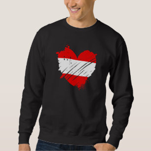 Österreich Flag I Liebe Es ist in meiner DNA für Ö Sweatshirt