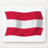 Österreich Flag Mousepad (Vorne)