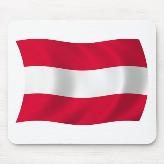 Österreich Flag Mousepad (Vorne)