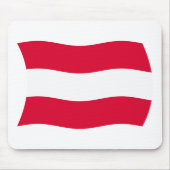 Österreich Flag Mousepad (Vorne)