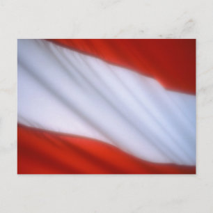 ÖSTERREICH FLAG POSTKARTE