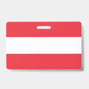 Österreich-Flagge Ausweis