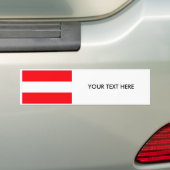 ÖSTERREICH-FLAGGE Autoaufkleber (Auf Auto)