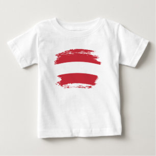 Österreich-Flagge Baby T-shirt