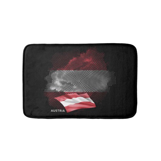 Österreich-Flagge Badematte (Vorderseite)