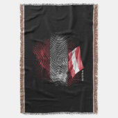 Österreich-Flagge Decke (Vorderseite Vertikal)