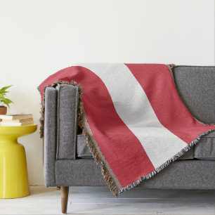 Österreich-Flagge Decke