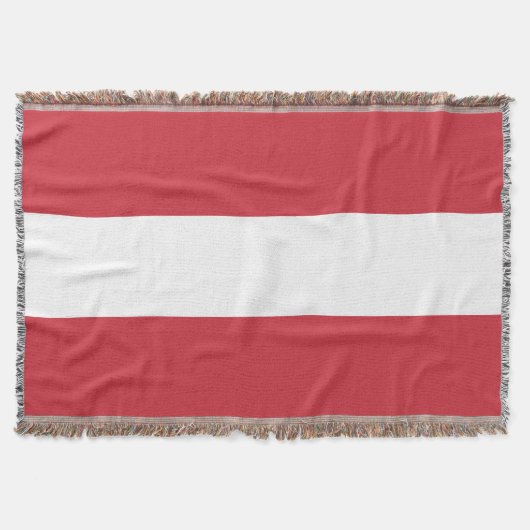 Österreich-Flagge Decke (Vorderseite)
