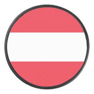 Österreich-Flagge Eishockey Puck