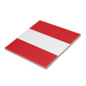 Österreich-Flagge Fliese (Seite)