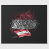 Österreich-Flagge Geschenkpapier (Flach)