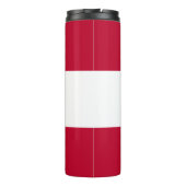 Österreich-Flagge insgesamt Thermosbecher (Rückseite)