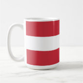 Österreich-Flagge Kaffeetasse (Links)