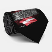 Österreich-Flagge Krawatte (Gerollt)
