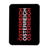 ÖSTERREICH-Flagge Magnet (Vertikal)