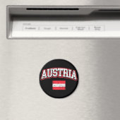 Österreich-Flagge Magnet (In Situ (Geschirrspüler))
