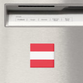 Österreich-Flagge Magnet (In Situ (Geschirrspüler))