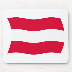 Österreich Flagge Mauspad