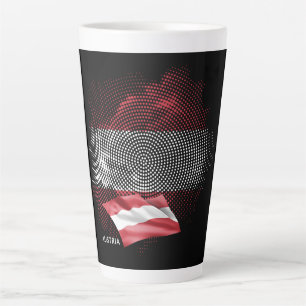 Österreich-Flagge Milchtasse