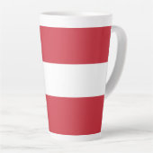 Österreich-Flagge Milchtasse (Rechte Ecke)