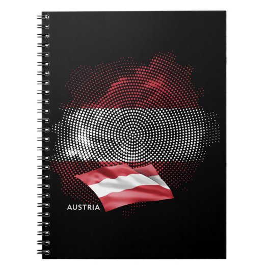 Österreich-Flagge Notizblock (Vorderseite)
