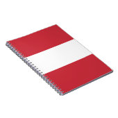 Österreich-Flagge Notizblock (Rechte Seite)